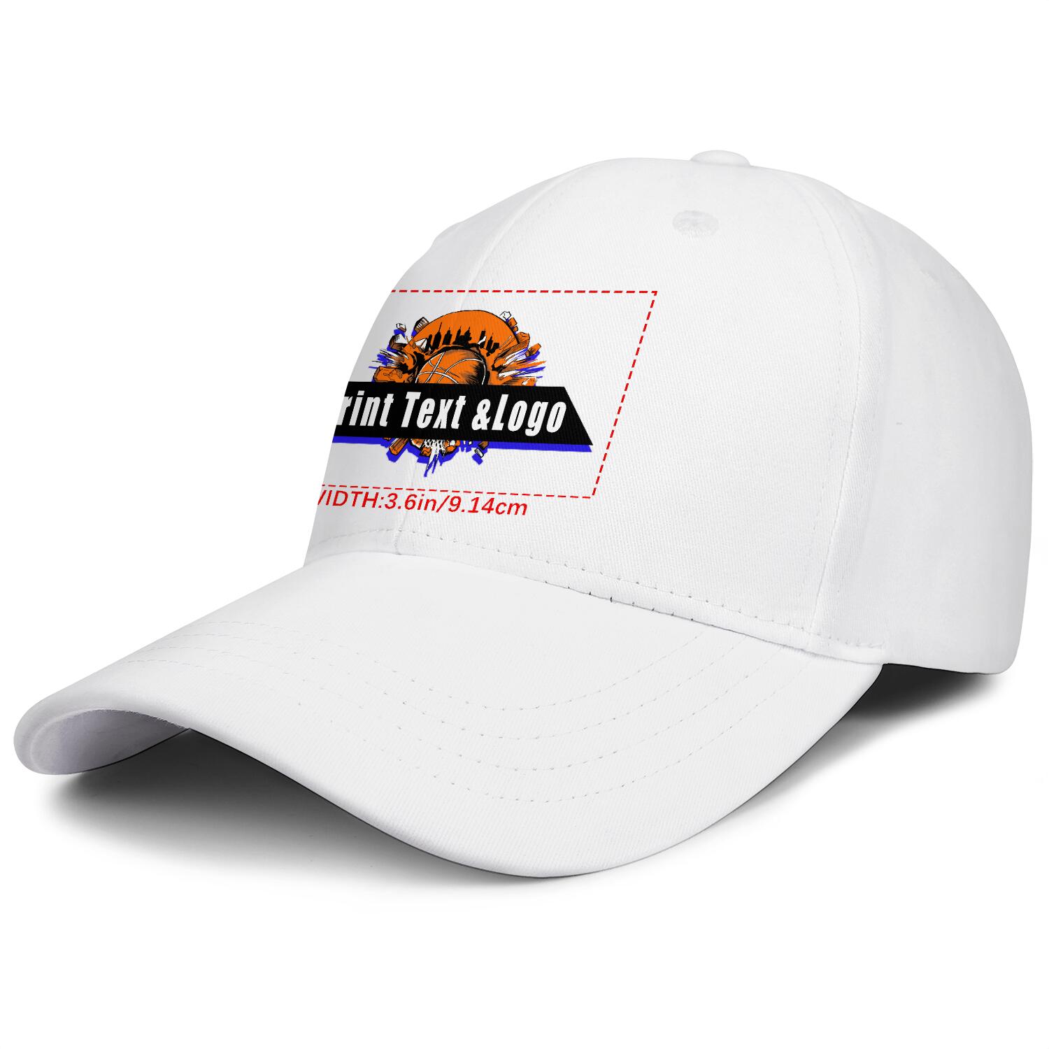 Personalized White 5-Panel Duckbill Cap Your Unique Style Your Way enthsush