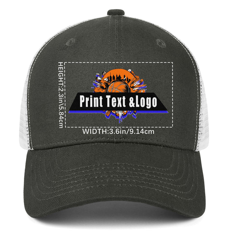 Personalized Dark Blue 5-Panel Duckbill Cap Your Unique Style Your Way