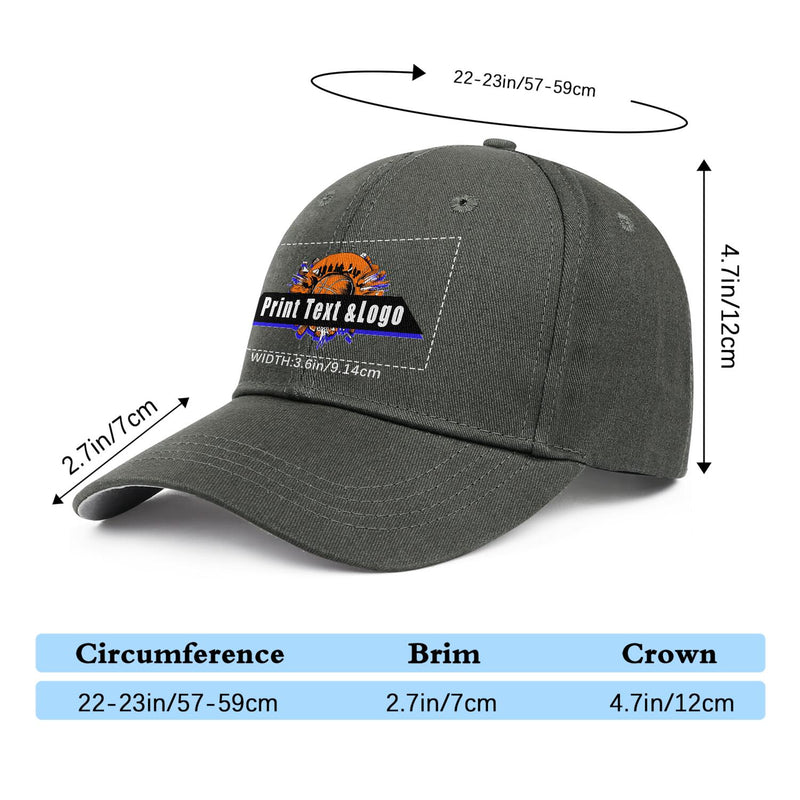 Personalized Dark Green 5-Panel Duckbill Cap Your Unique Style Your Way