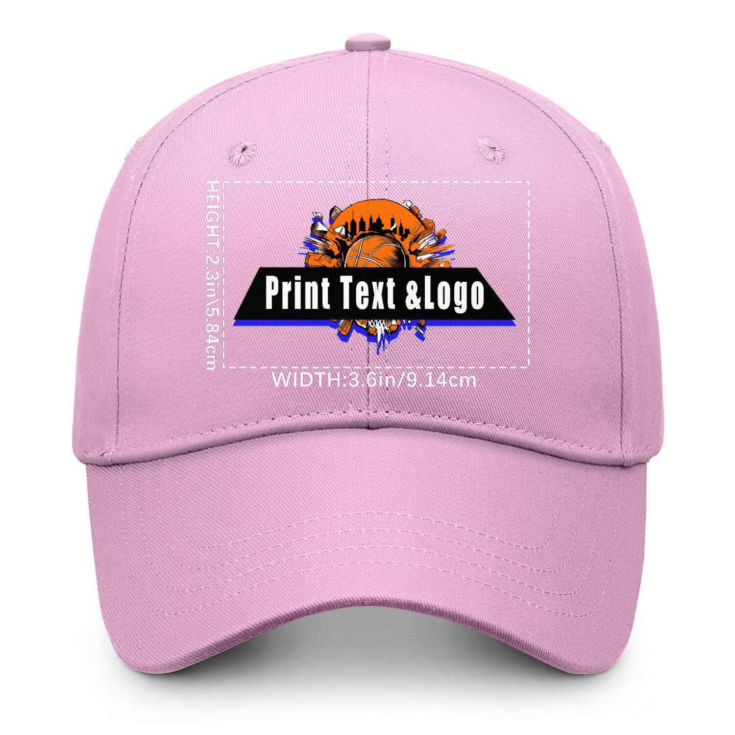 Personalized Pink 5-Panel Duckbill Cap Your Unique Style Your Way enthsush