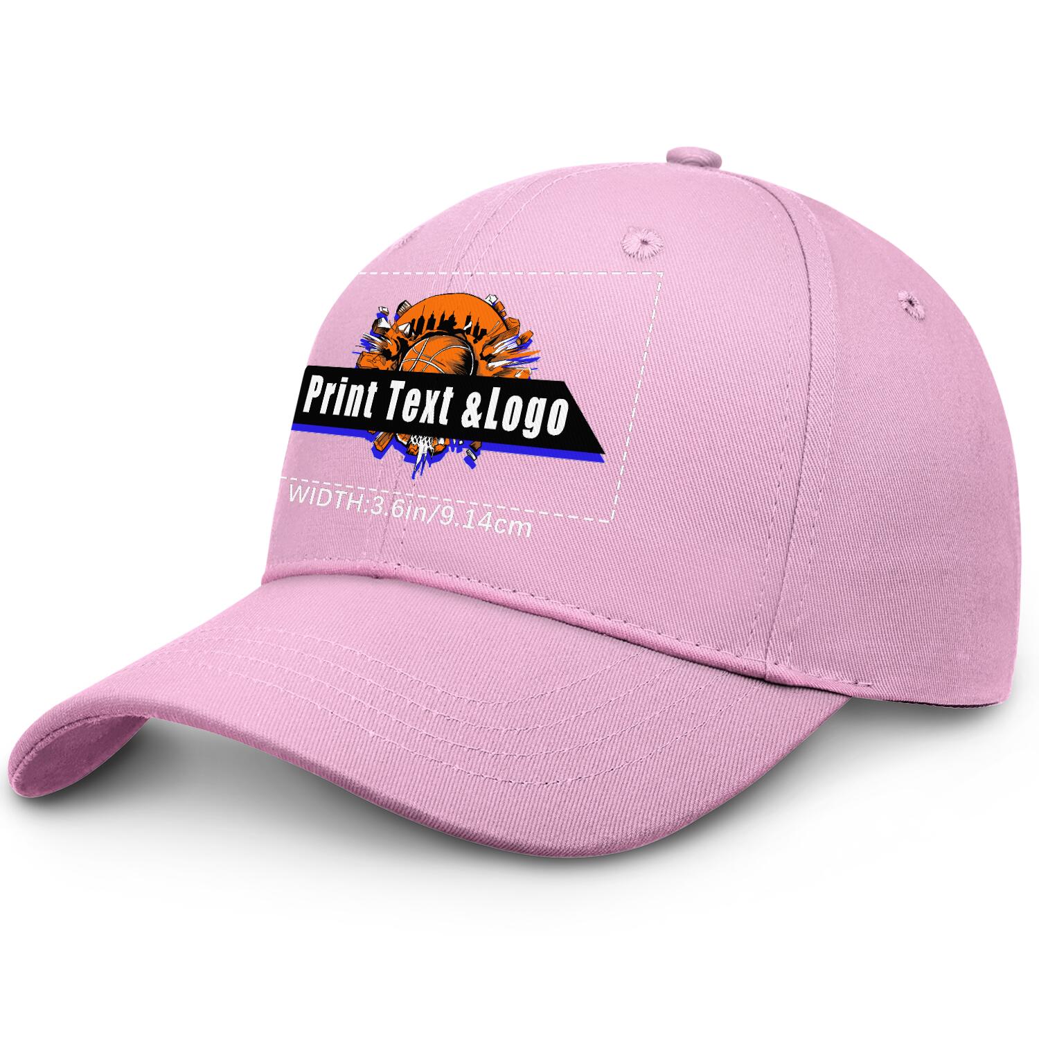 Personalized Pink 5-Panel Duckbill Cap Your Unique Style Your Way enthsush