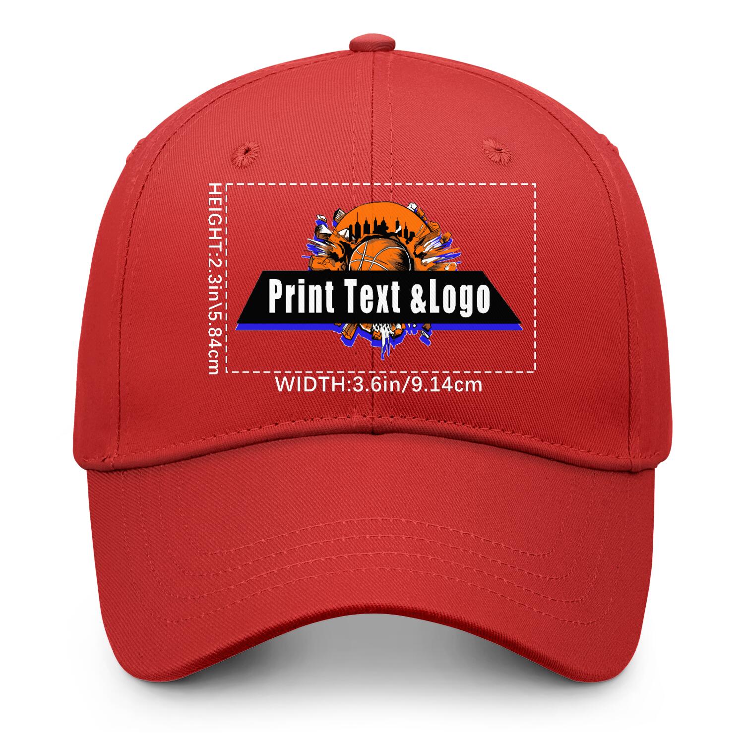 Personalized Red 5-Panel Duckbill Cap Your Unique Style Your Way enthsush
