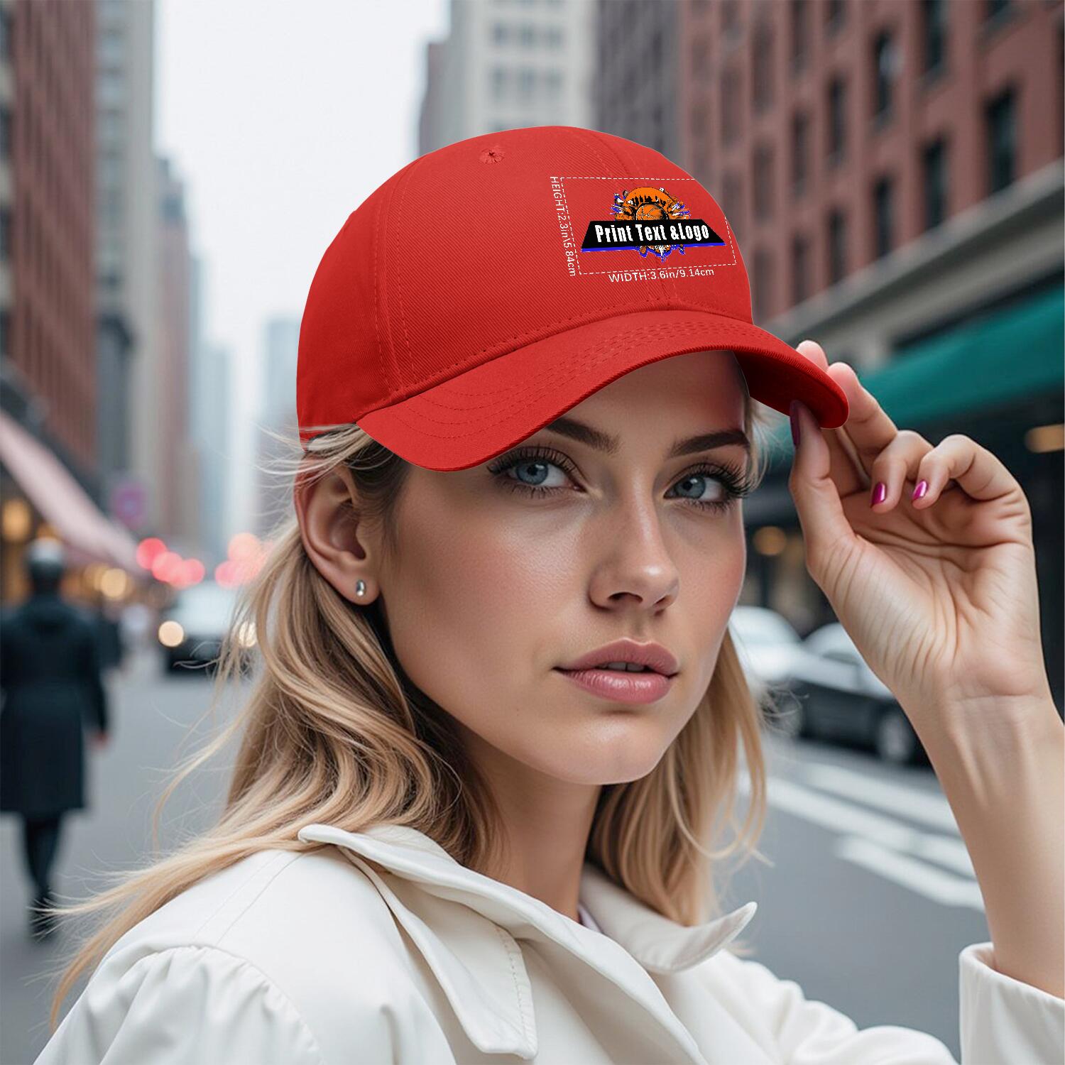 Personalized Red 5-Panel Duckbill Cap Your Unique Style Your Way enthsush