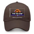 Personalized Brown 5-Panel Duckbill Cap Your Unique Style Your Way enthsush