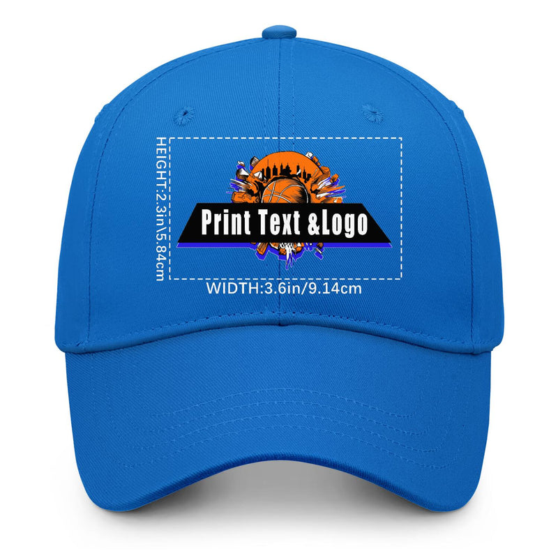 Personalized Blue 5-Panel Duckbill Cap Your Unique Style Your Way