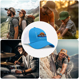 Personalized Bright-Blue 5-Panel Duckbill Cap Your Unique Style Your Way