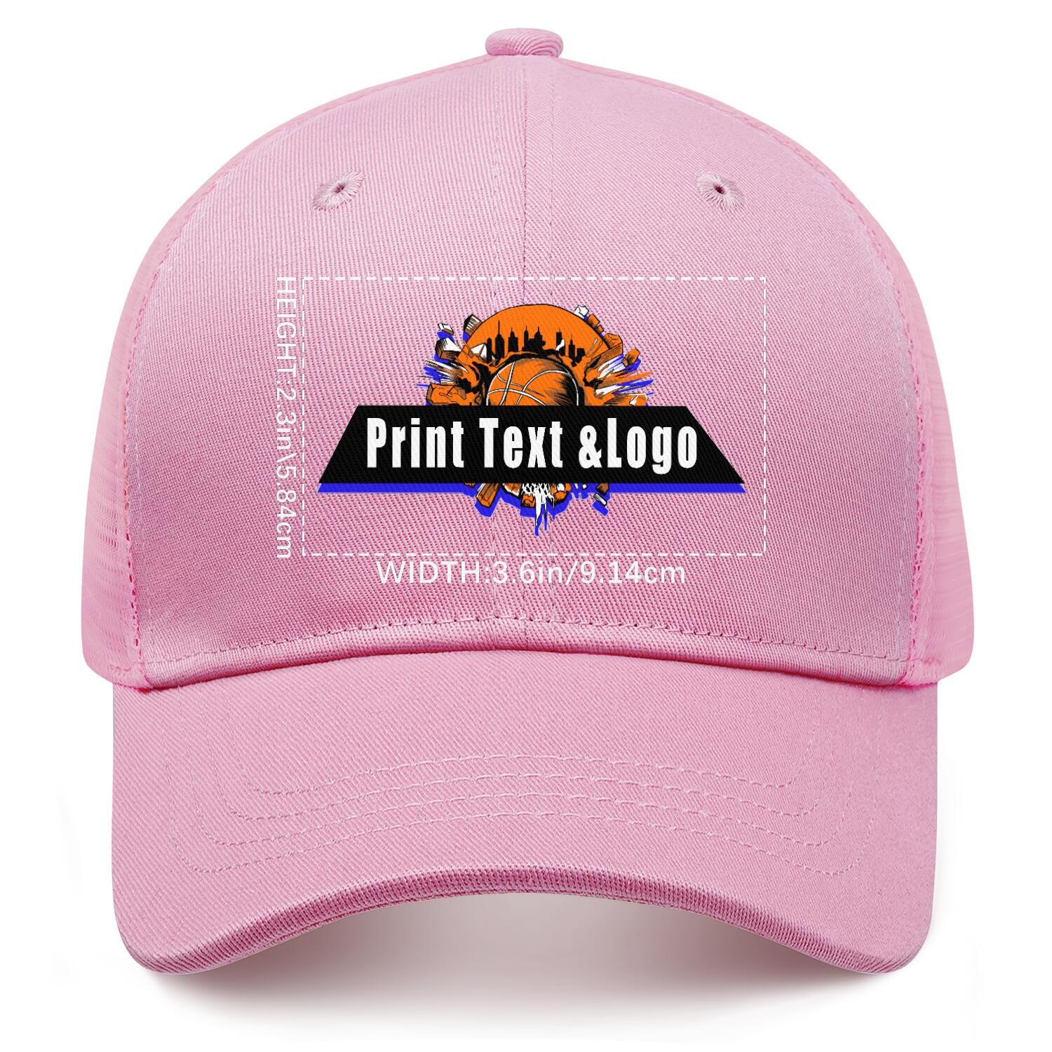Personalized Pink 5-Panel Duckbill Cap Your Unique Style Your Way enthsush