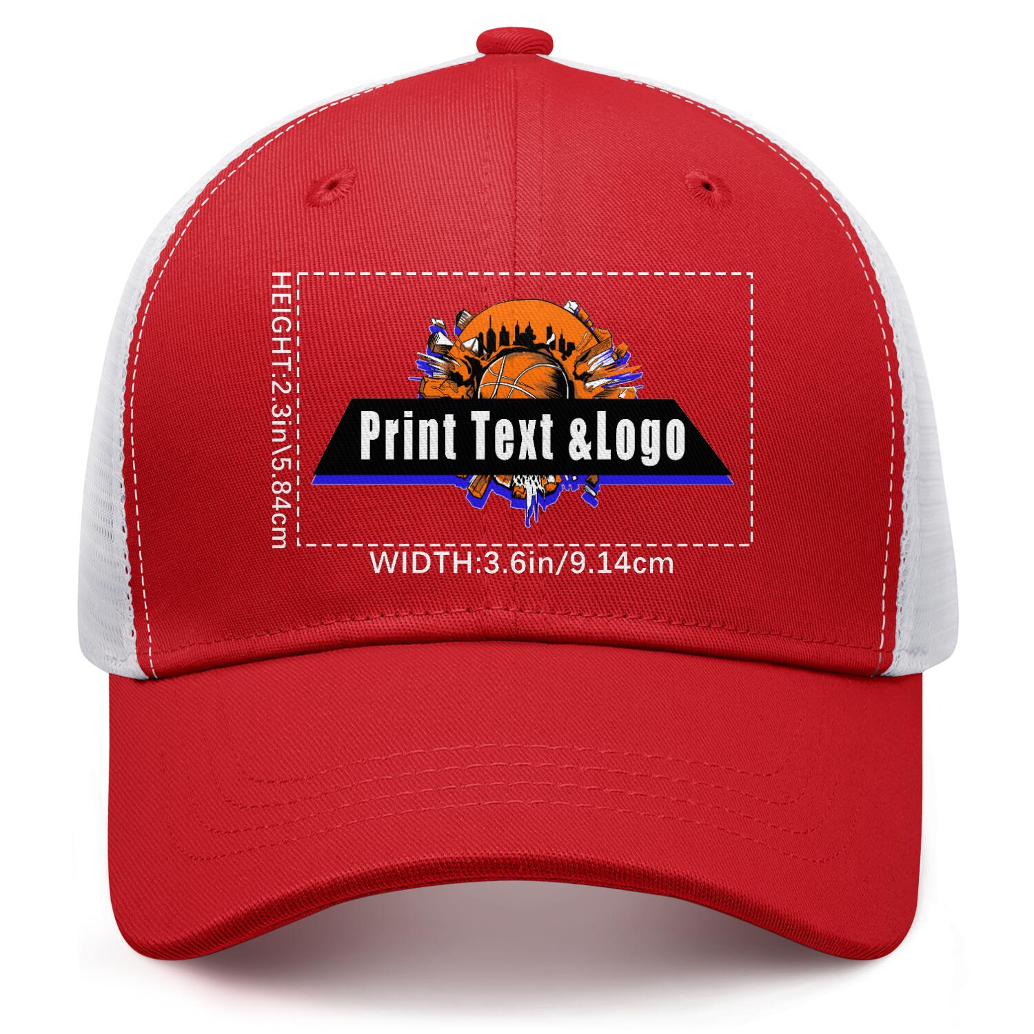 Personalized Red 5-Panel Duckbill Cap Your Unique Style Your Way enthsush