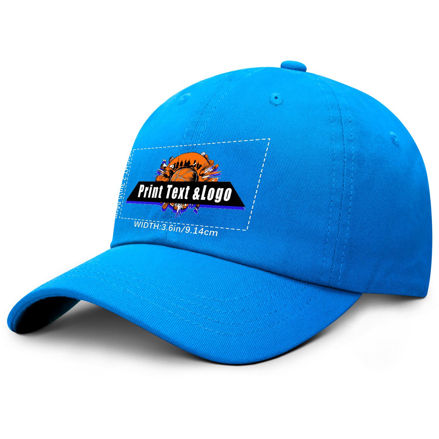 Personalized Greenish-Blue 5-Panel Duckbill Cap Your Unique Style Your Way enthsush