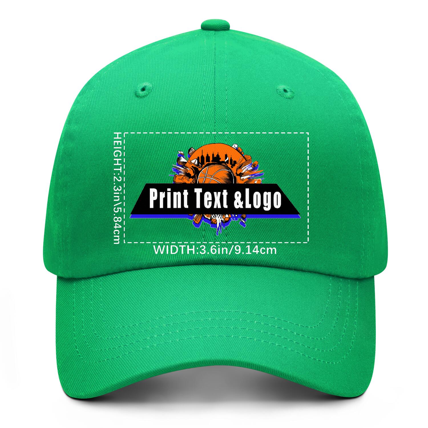 Personalized Light-Green 5-Panel Duckbill Cap Your Unique Style Your Way enthsush