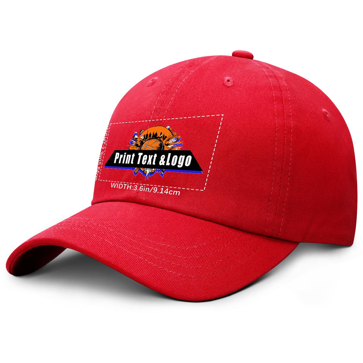 Personalized Red 5-Panel Duckbill Cap Your Unique Style Your Way enthsush