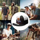 Custom White Contrast Flat Brim Cap Personalize Your Style enthsush