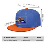 Custom Yellow Contrast Flat Brim Cap Personalize Your Style enthsush