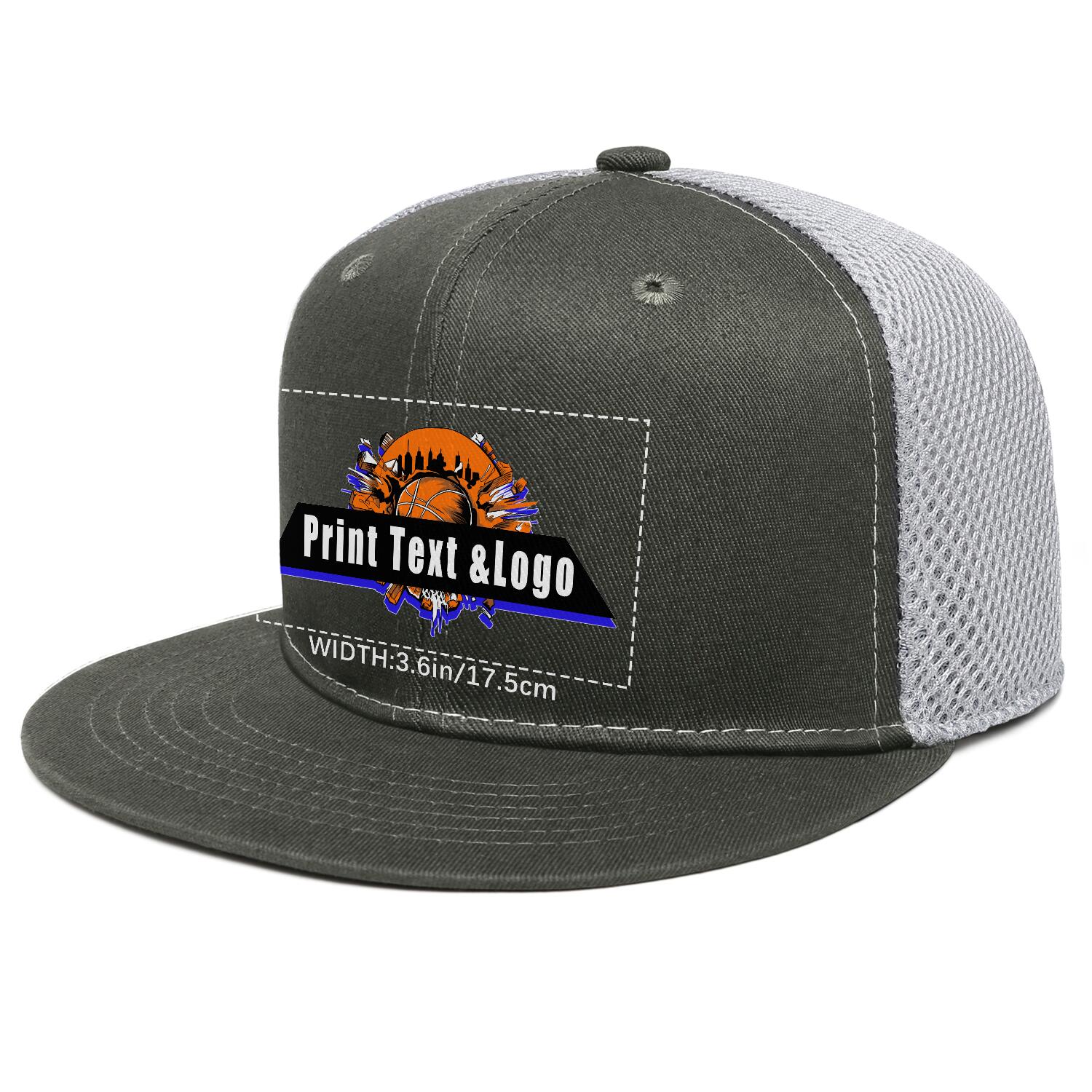 Custom Olive Green Contrast Flat Brim Cap Personalize Your Style enthsush
