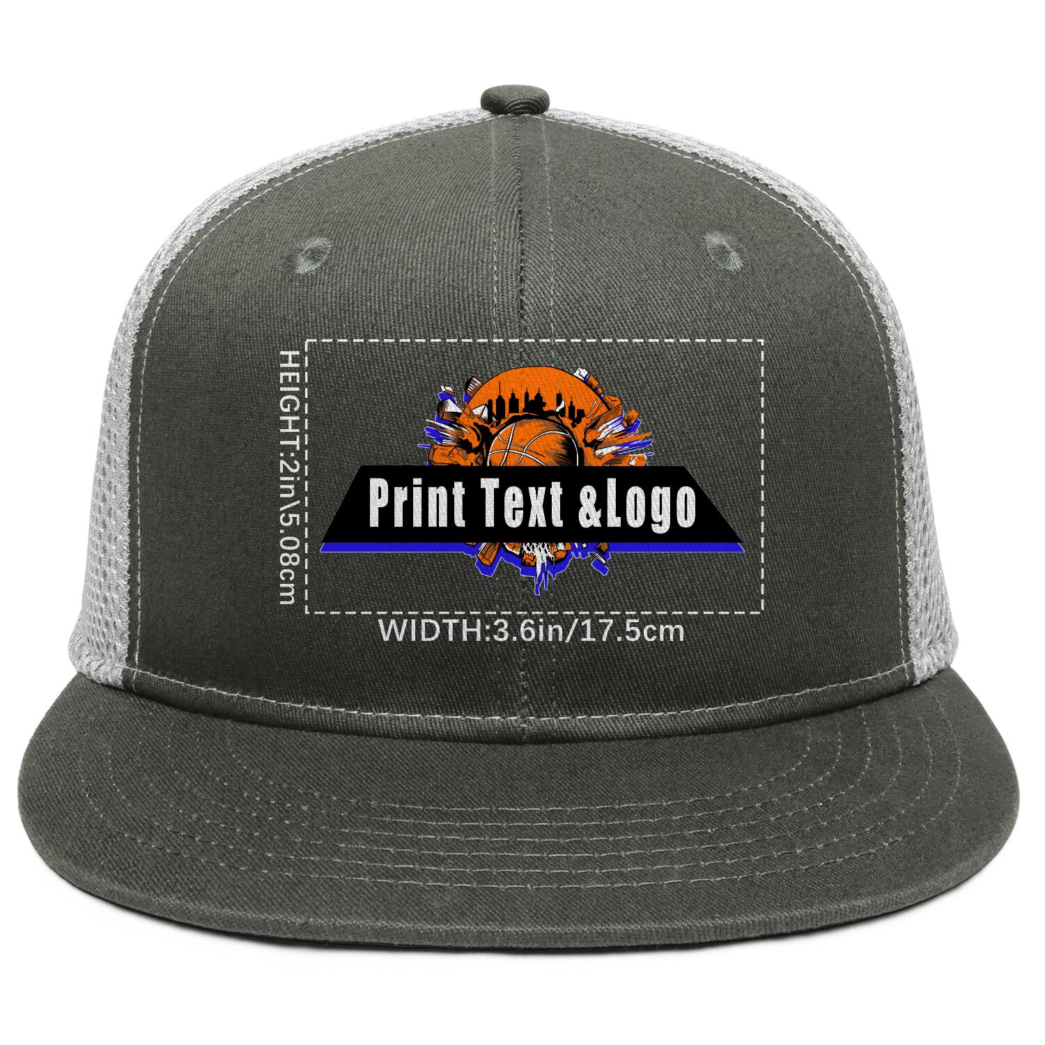 Custom Olive Green Contrast Flat Brim Cap Personalize Your Style enthsush