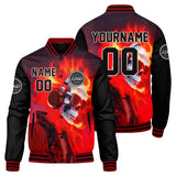 Custom Varsity Jacket Letterman jacket for Men, Women and Youth Black Gray