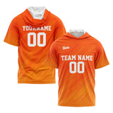 Custom Orange Sleeve Hoodies for Men Women Shirts with Hoods Printed Name Logo