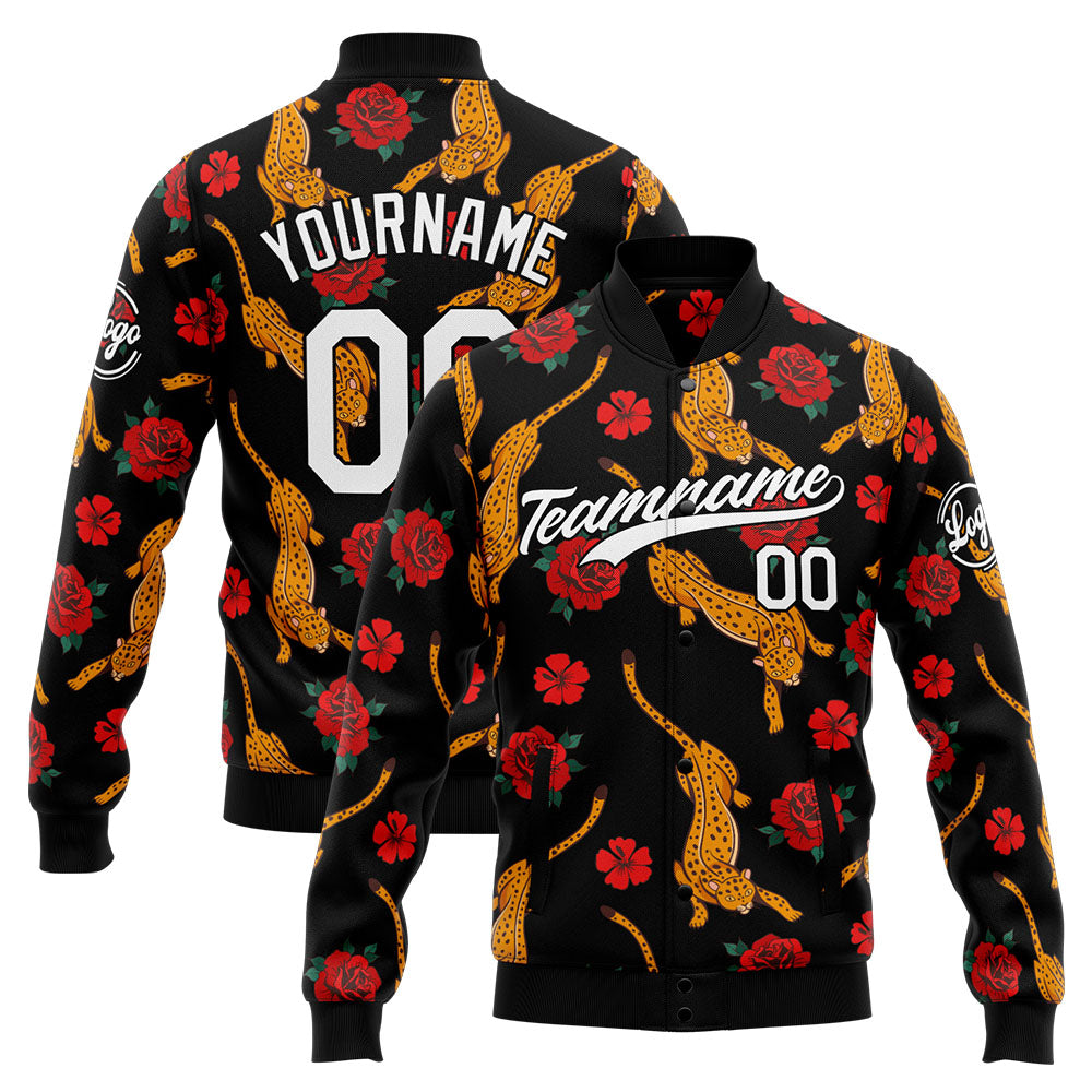 Personalized Custom Men's Jacket Customize Your Team Name, Logo, and Number enthsush