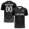 Custom Soccer Jerseys for Men Women Personalized Soccer Uniforms for Adult and Kid Black&White enthsush