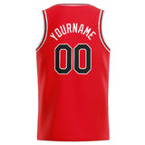 Custom Stitched Basketball Jersey for Men, Women And Kids Red-Black-White