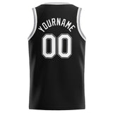 Custom Stitched Basketball Jersey for Men, Women And Kids Black-White-Gray