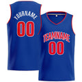 Custom Stitched Basketball Jersey for Men, Women And Kids Royal-Red-White enthsush
