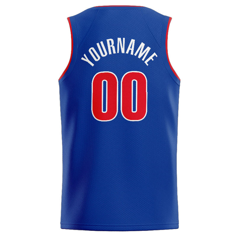 Custom Stitched Basketball Jersey for Men, Women And Kids Royal-Red-White enthsush