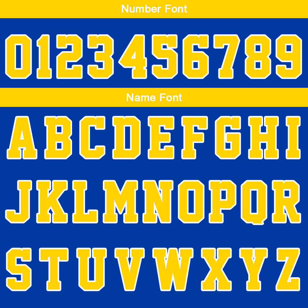 Custom Royal Yellow Reversible Basketball Suit for Adults and Kids Personalized Jersey enthsush