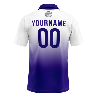 Custom Purple Football Polo Shirts Add Your Unique Logo/Name/Number enthsush