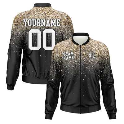 Custom Long Sleeve Windbreaker Jackets Uniform Printed Your Logo Name Number Sequins enthsush