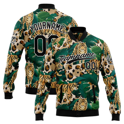 Personalized Custom Men's Jacket Customize Your Team Name, Logo, and Number enthsush