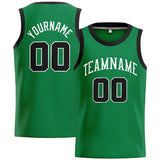 Custom Stitched Basketball Jersey for Men, Women And Kids Kelly Green-Black-White