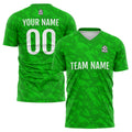 Custom Green Black Soccer Jerseys for Men Women Personalized Soccer Uniforms for Adult and Kid enthsush