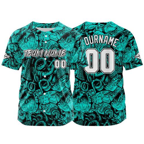 Custom Baseball Uniforms High-Quality for Adult Kids Optimized for Performance Seabed-Teal enthsush