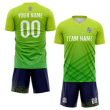 Custom Soccer Jerseys for Men Women Personalized Soccer Uniforms for Adult and Kid Green&Navy