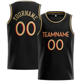 Custom Stitched Basketball Jersey for Men, Women And Kids Black-Gold-Red