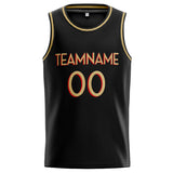 Custom Stitched Basketball Jersey for Men, Women And Kids Black-Gold-Red