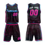 Custom Basketball Jersey Uniform Suit Printed Your Logo Name Number Black