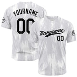 Custom Full Print Design Authentic Baseball Jersey white