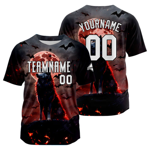 Custom Baseball Uniforms High-Quality for Adult Kids Optimized for Performance Blood Moon Wolf enthsush