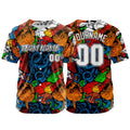 Custom Baseball Uniforms High-Quality for Adult Kids Optimized for Performance Seabed-Orange&Royal enthsush