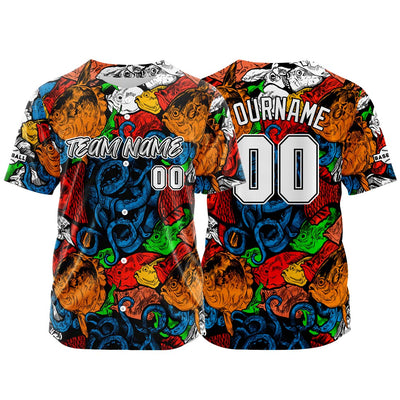 Custom Baseball Uniforms High-Quality for Adult Kids Optimized for Performance Seabed-Orange&Royal enthsush