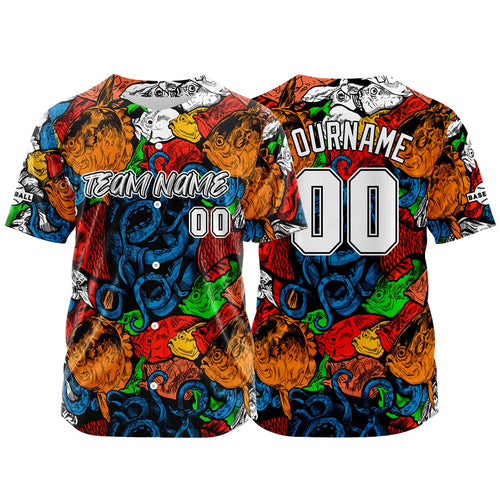 Custom Baseball Uniforms High-Quality for Adult Kids Optimized for Performance Seabed-Orange&Royal enthsush