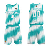 Custom Basketball Jersey Uniform Suit Printed Your Logo Name Number Teal