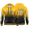 Custom Yellow Black Sweatshirt Hoodie For Men Women Girl Boy Print Your Logo Name Number enthsush