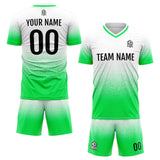 Custom Soccer Jerseys for Men Women Personalized Soccer Uniforms for Adult and Kid None green&White