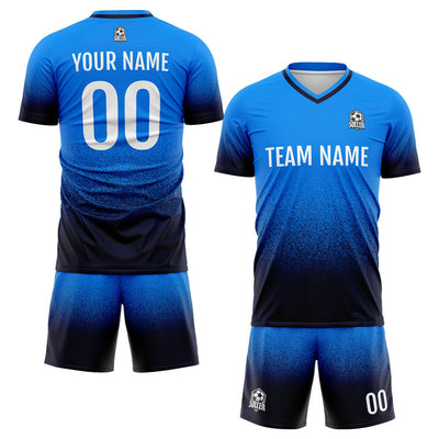 Custom Soccer Jerseys for Men Women Personalized Soccer Uniforms for Adult and Kid Blue&Navy enthsush
