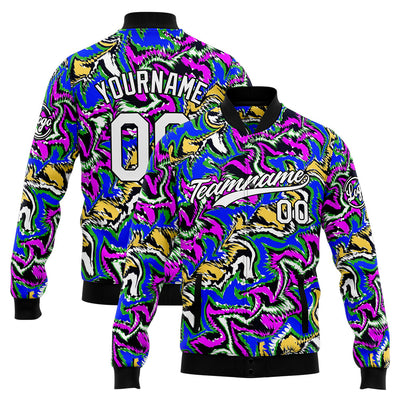 Personalized Custom Men's Jacket Customize Your Team Name, Logo, and Number enthsush