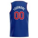 Custom Stitched Basketball Jersey for Men, Women And Kids Royal-Red-White