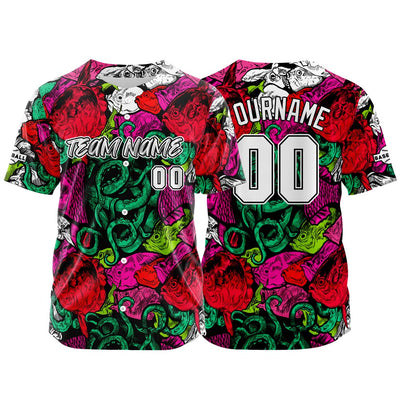 Custom Baseball Uniforms High-Quality for Adult Kids Optimized for Performance Seabed-Red&Green enthsush